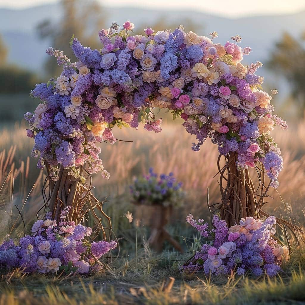 Choisir les fleurs pour un mariage lilas