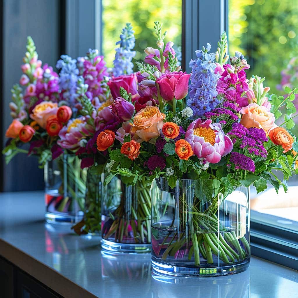 Compositions florales pour bureau : Améliorez l’ambiance de votre espace de travail avec des fleurs