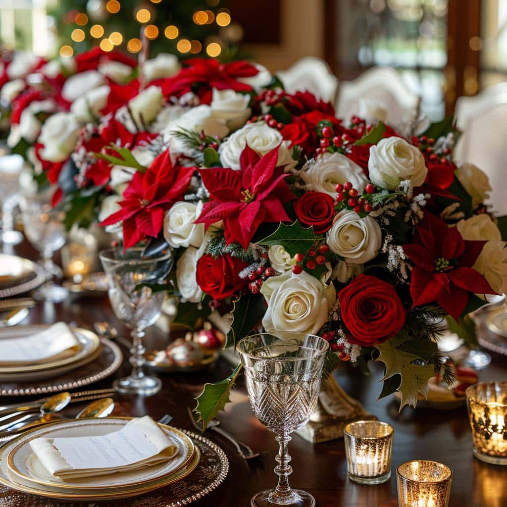 Décoration florale pour Noël : Idées de fleurs pour une décoration festive et raffinée