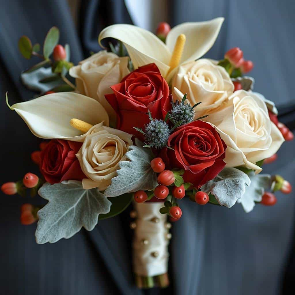 Les fleurs classiques pour une boutonnière élégante