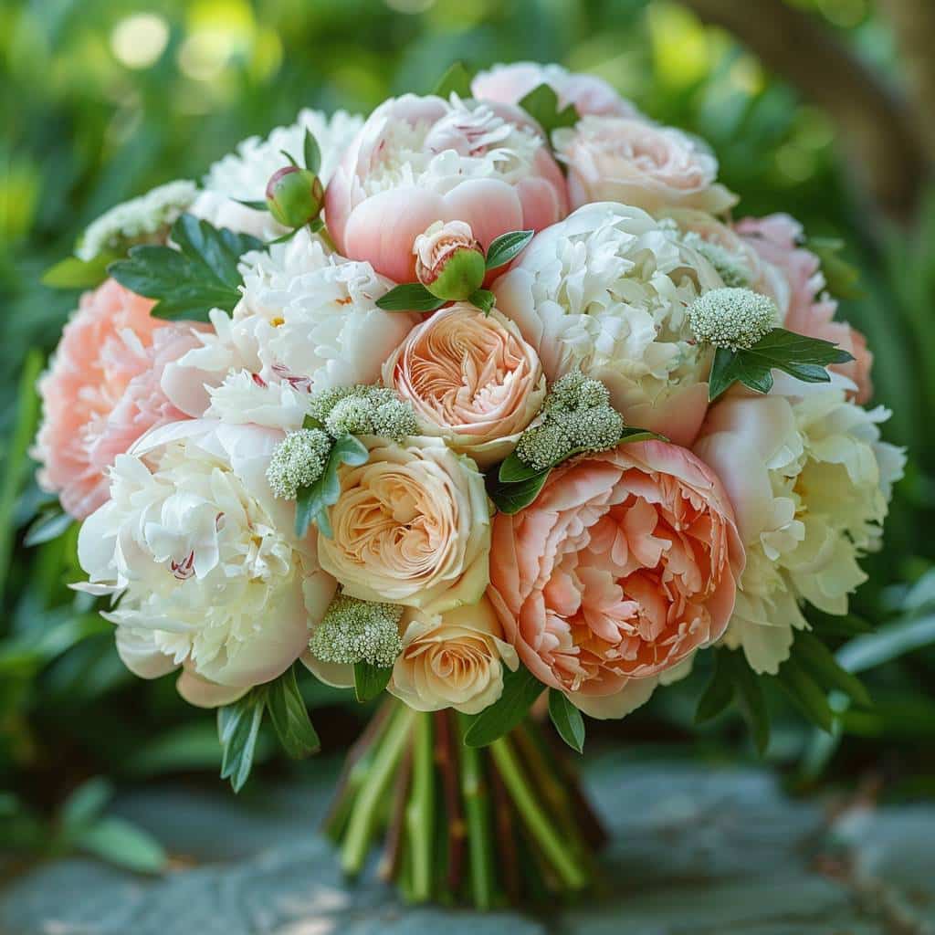 Les variétés de pivoines pour un mariage